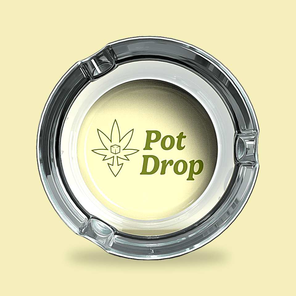 Glass Ashtray — view 2